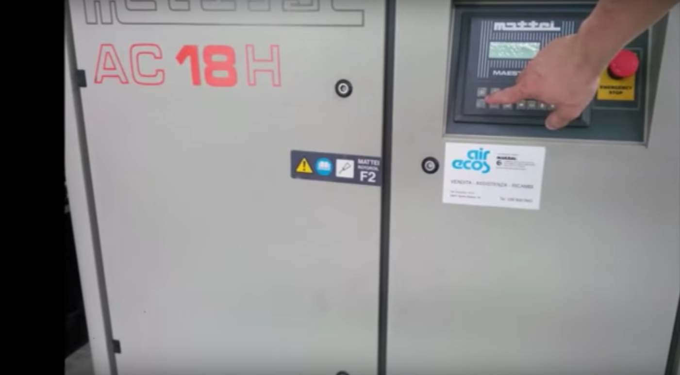 consumo compressore aria